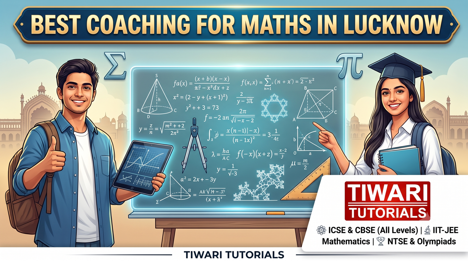Best Coaching for Maths in Lucknow | Maths Tuition for Class 6–12 | Tiwari Tutorials