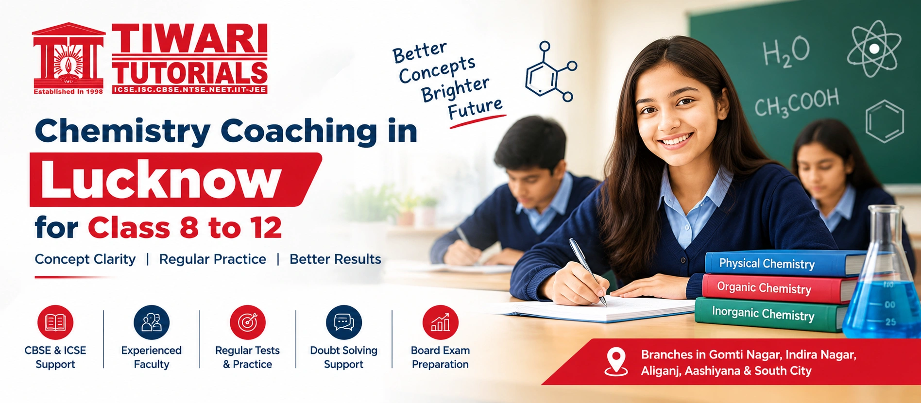 Best Chemistry Coaching in Lucknow