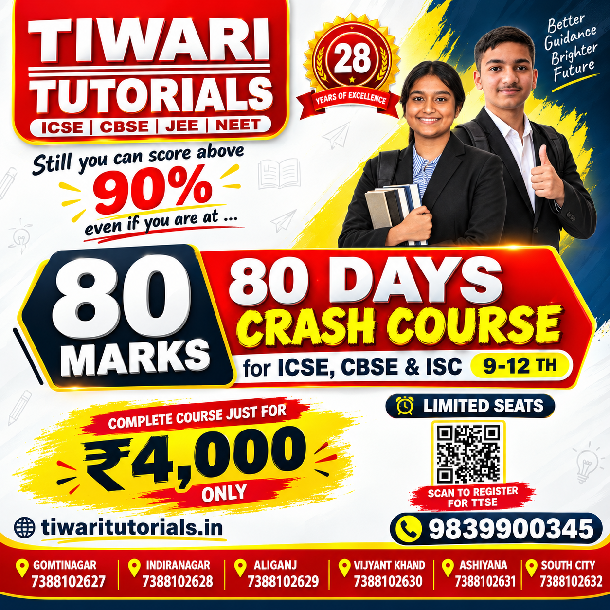 Tiwari Tutorials 80 Days Crash Course poster